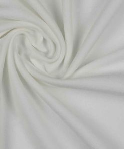 Strickstoff, Jersey, Rippenjersey in Ecru – gebrushed
