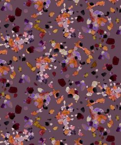 Sweatshirtstoff, Aquarelloptik Mauve Lila