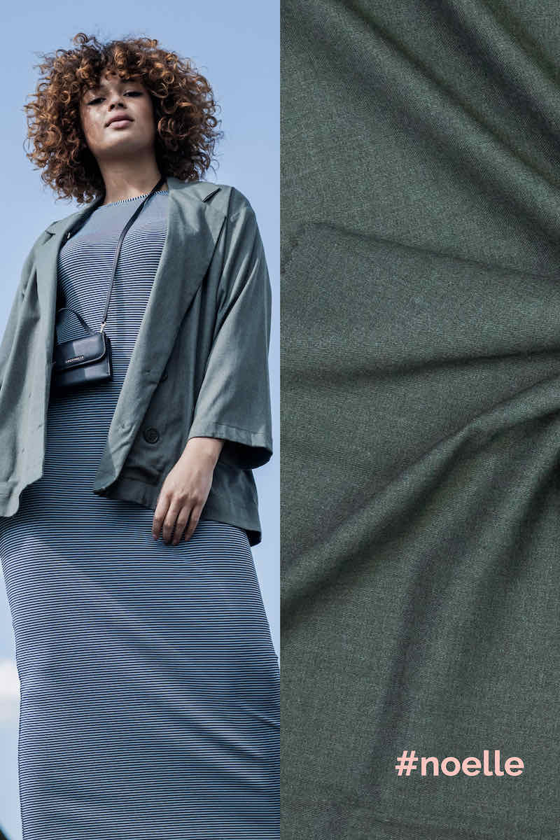 Fibre Mood Webware aus Bambus, unifarben Gelb – leicht fallend – Bild 8