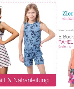 Jumpsuit & Kleid “RAHEL”, Schnitt & E-Book, Gr. 110 – 152 [Digital]