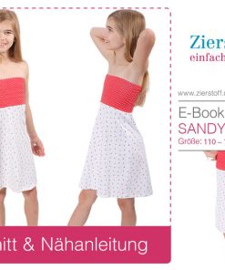 Sommerkleid “SANDY” – Schnitt & E-Book, Gr. 110 – 152 [Digital]
