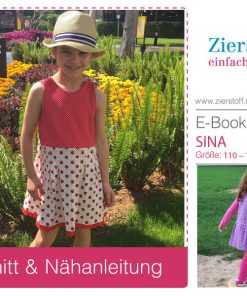 Kleid / Wendekleid “SINA”, Gr. 110 – 152 [Digital]