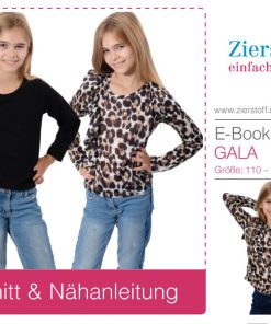 Shirt mit Rüsche “GALA”, Gr. 110 – 152 [Digital]