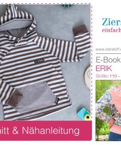 Hoodie, Raglanshirt, “ERIK”, Gr. 110 – 152