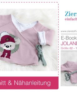 Jerseyshirt / Wickeljacke “JOLANDA”, Gr. 62 – 104 [Digital]