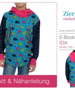 Kapuzensweatshirt “IDA”, Gr. 110 – 152 [Digital]