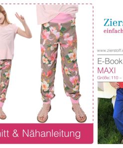 Pumphose, “MAXI”, Gr. 110 – 152 – 2 Schnitte [Digital]