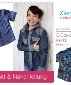 Hemd “RETO”, Gr. 110 – 152 – gerade oder tailliert geschnitten [Digital]