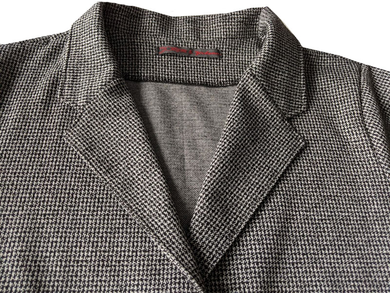 Stretch, Jacquard, Glencheck Musterung, Grau / Anthrazit – Bild 5