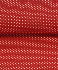 Jersey, kleine weiße Punkte auf Rot