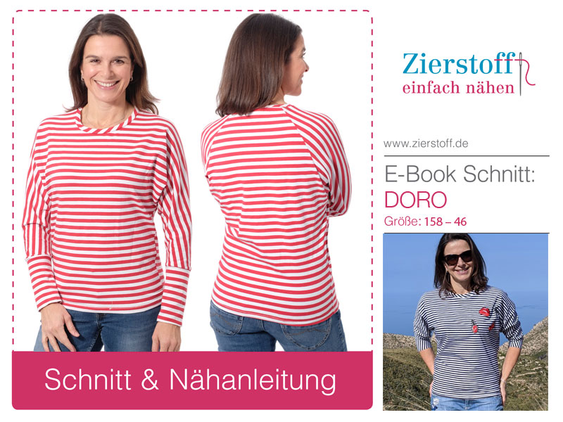 Fledermausshirt “Doro”, Gr. 158 – 46 – Bild 2