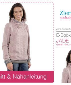 Kapuzensweatshirt, “JADE”, Gr. 158 – 46 [Digital]
