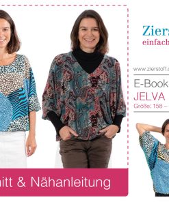 Oversized Bluse “JELVA”, Gr. 158 – Damengr. 46 [Digital]