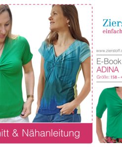 Shirt, Knotenshirt “ADINA”, Gr. 158 – Damengr. 46