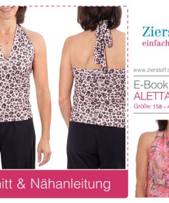Neckholder Shirt “ALETTA”, Gr. 158 – Damengr. 46 [Digital]