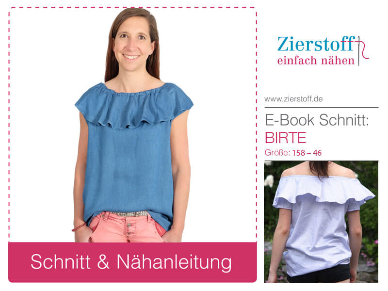 Bluse “BIRTE”, Gr. 158 – Damengr. 46 – Bild 2