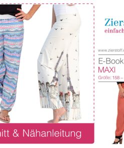 Pumphose “MAXI”, Gr. 158 – Damengr. 46 – 2 Schnitte [Digital]