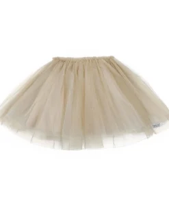 Donsje Amsterdam – Tulle Rock „FAY“, soft taupe metallic