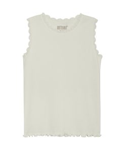 Huttelihut – Tank Top, antique white, gerippt