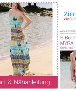 Kleid “Myra”, Gr. 158 – Damengr. 46 – lang und kurz