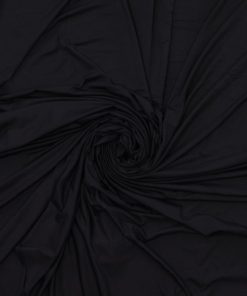 Jersey aus Bambus, unifarben Schwarz