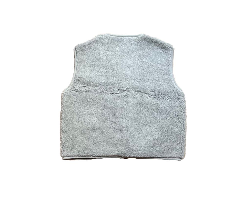 Alwero – Weste „TYB“ Adult, Biowolle, Silver – Bild 6