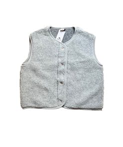 Alwero – Weste „TYB“ Adult, Biowolle, Silver