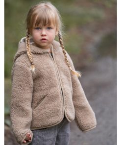 Alwero – Übergangsjacke „YPOS“ Junior, Biowolle, TAN, ultra light