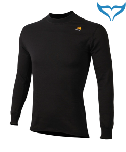 Aclima Hotwool Shirt Crew Neck XXL schwarz Funktionswäsche 230g Man Woman unisex