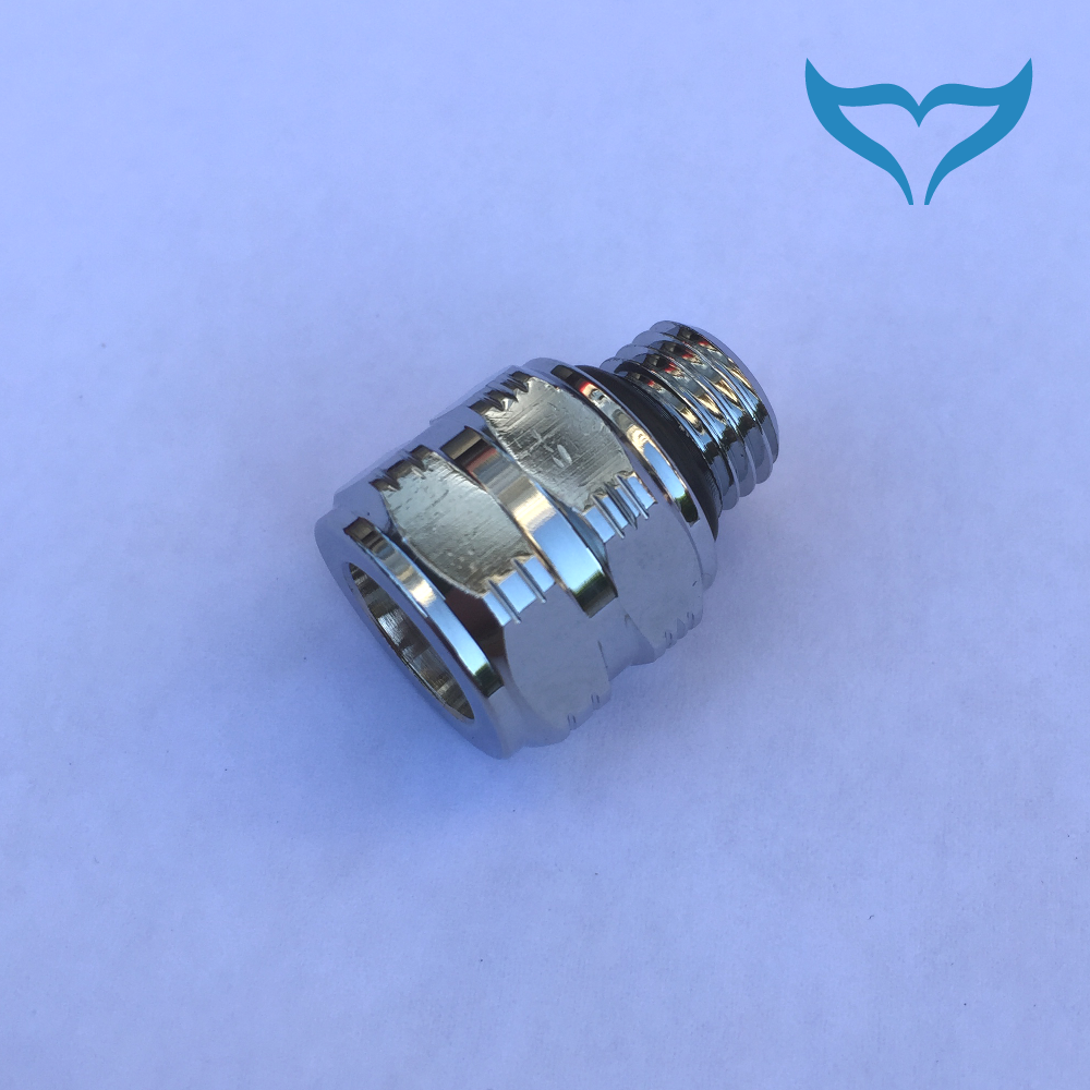 Adapter 7/16″ Aussengewinde 3/8″ Innengewinde Swivel 7/16″a 3/8″i UNF MD LP Neu – Bild 3