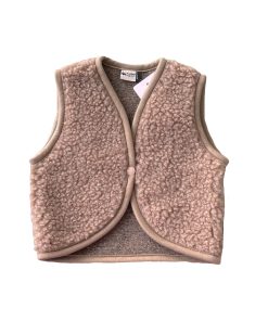 Alwero – Bodywarmer LULU, ultra light, Biowolle, TAN