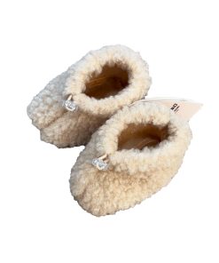 Alwero – Schühchen Baby, MIMI, Beige, Biowolle