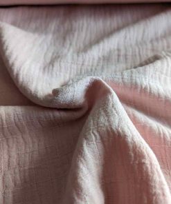 Bambus Musselin – Double Gauze, unifarben Rosa