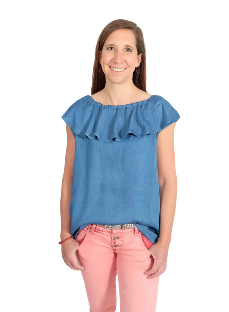 Bluse “BIRTE”, Gr. 158 – Damengr. 46 – Bild 5