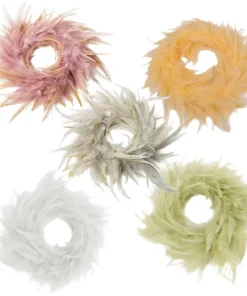 Bunte Federkränze Hühnerfedern Kränze 1 Stk. Ø 20 cm versch. Farben