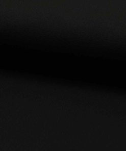 Baumwollstoff, Canvas, Unifarben Schwarz