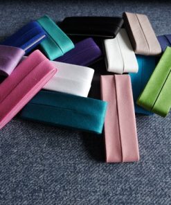 Unifarbenes Schrägband, Baumwolle, vorgefalzt, 20 mm breit – 2 Packungen á 5 Meter