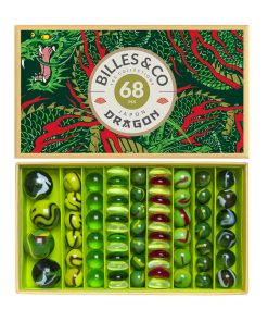 Billes & Co. – Jade Drache, Box 63 Glasmurmeln