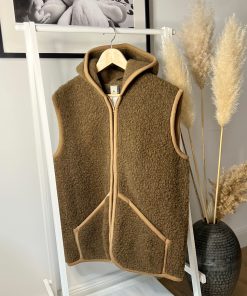 Alwero – Bodywarmer „Everest“ Adult, Biowolle, Bark, Unisex