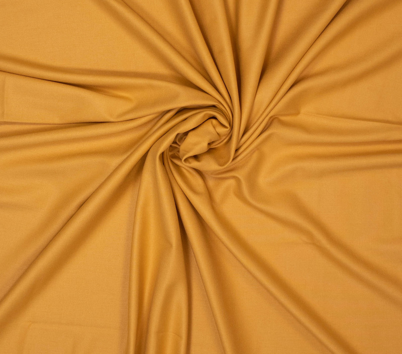 Fibre Mood Webware aus Bambus, unifarben Gelb – leicht fallend – Bild 2