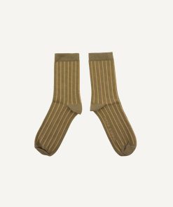 Monk & Anna – Sock, Glitter Lines, Pistachio