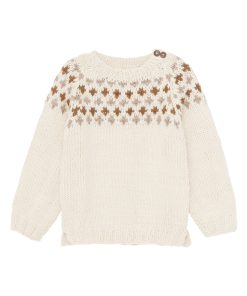 Huttelihut –   Pullover Alpacawolle, off-white