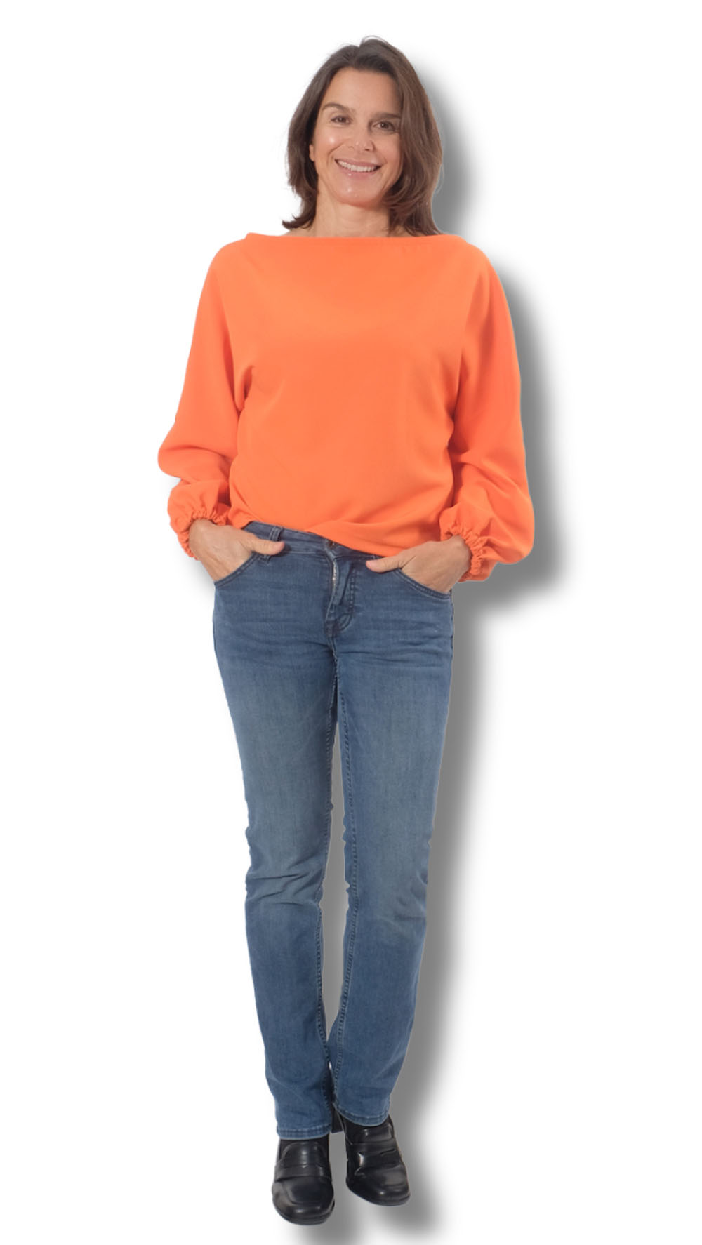 Viskose ECOVERO™, Leo Musterung Schwarz / Grau – Bild 9