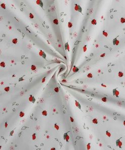 Jersey, Marienkäfer auf Weiß