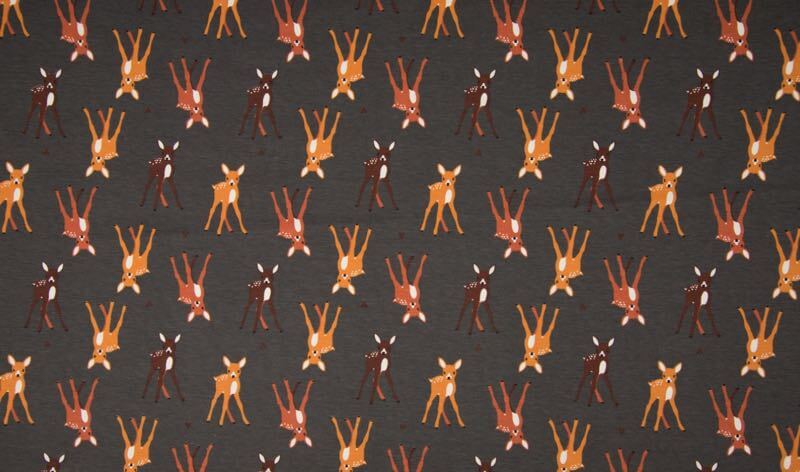 Jersey, kleine Rehe auf Grau – Bild 3