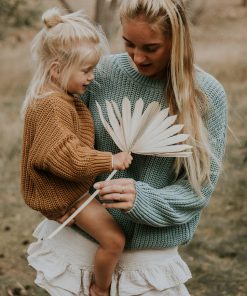 YUKI – Chunky Knit Women, OCEAN, Bio Baumwolle