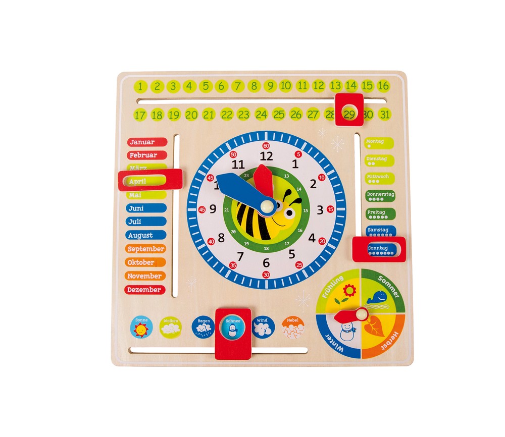 Small Foot – Lerntafel Datum, Uhr- & Jahreszeiten – Bild 2