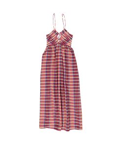 Sisters Department – Kleid lang, Mulitcolour checkered, Viskose