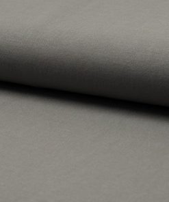 Leicht fallendes Mischgewebe, elastisch, Hellgrau – Lino