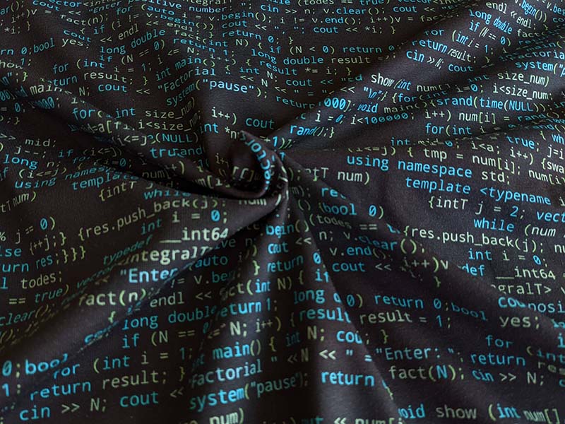 Sommersweat, “Nerd” Druck auf Marine – Bild 2